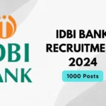 IDBI Bank Executive Recruitment 2024