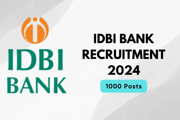 IDBI Bank Executive Recruitment 2024