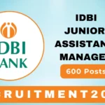 IDBI Junior Assistant Manager Recruitment 2024