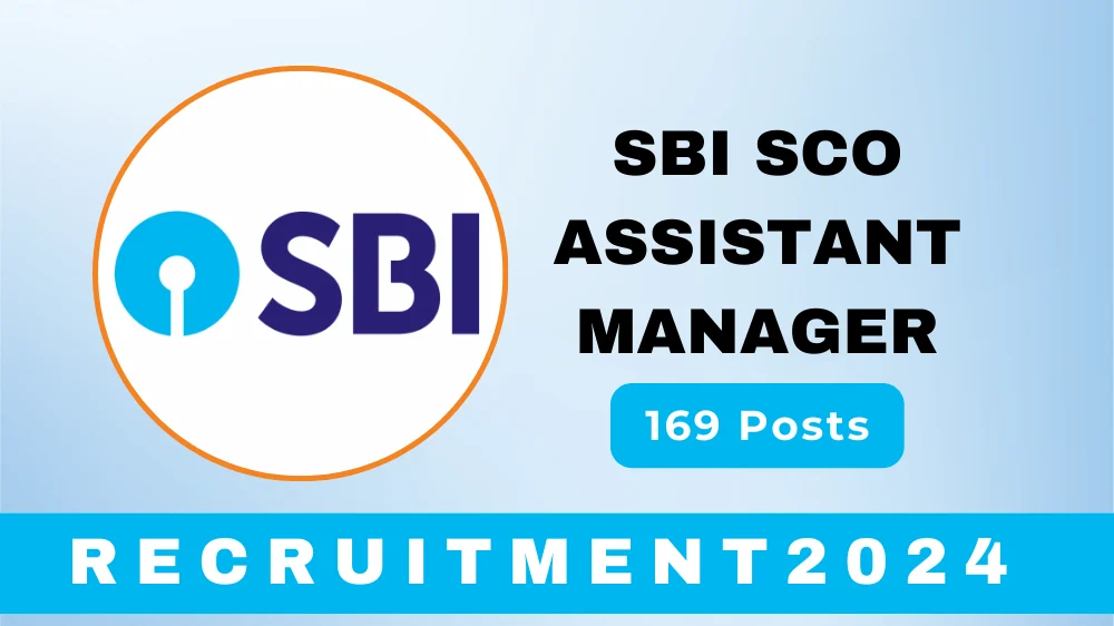 SBI SCO Assistant Manager Recruitment 2024