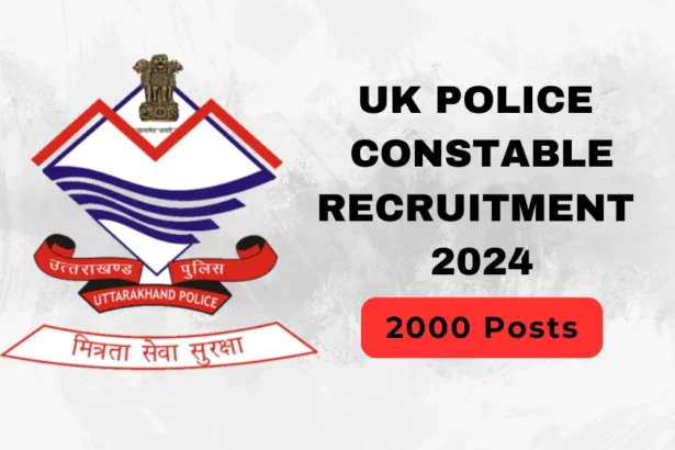 Uttarakhand Police Constable Recruitment 2024