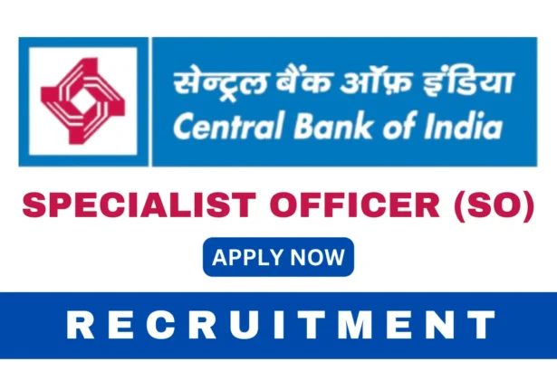 Central Bank of India SO Recruitment