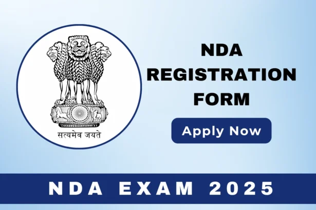 UPSC NDA Registration Form 2025