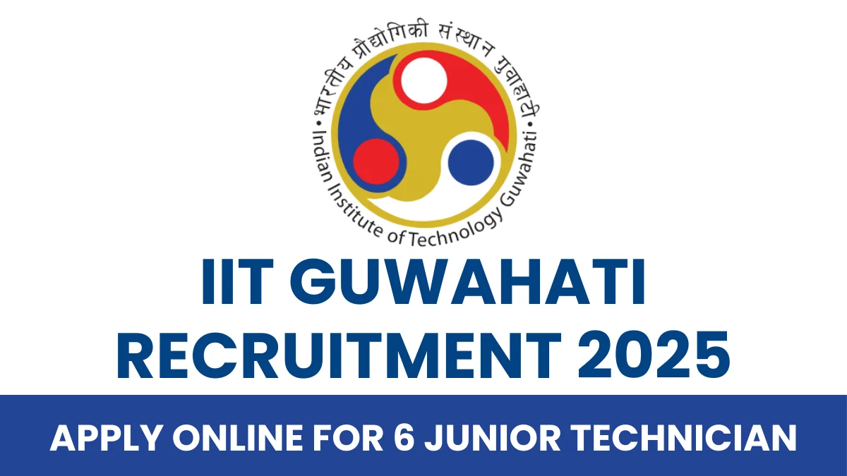 IIT Guwahati Recruitment 2025